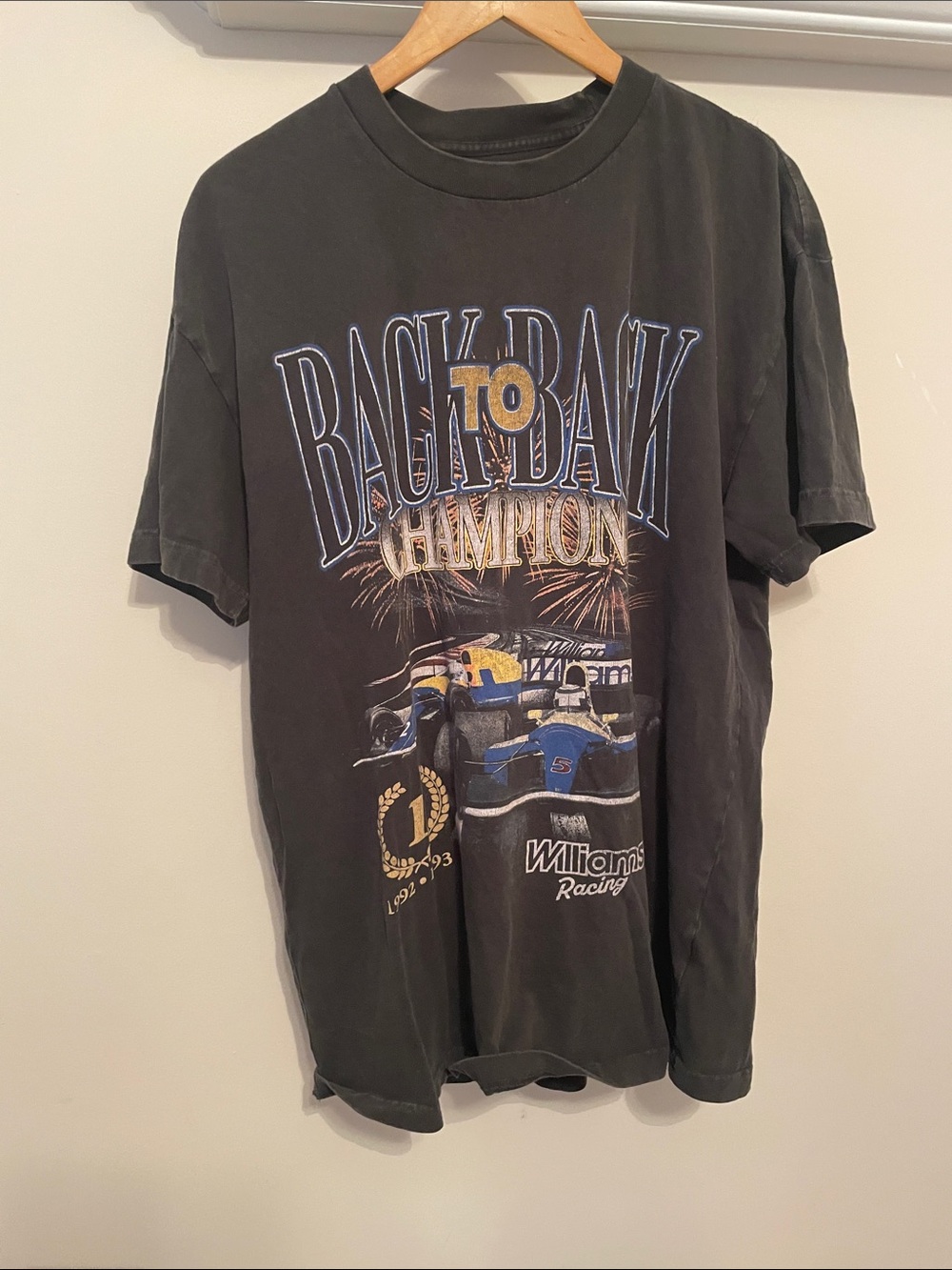 Abercrombie & Fitch Black Williams Racing Graphic Tee